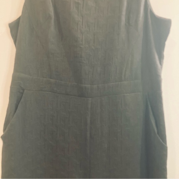 ANTHROPOLOGIE Sz XL Charley Mock Neck Keyhole Back Pockets Wide Leg Jumpsuit NEW - Picture 6 of 16